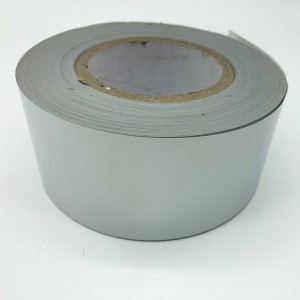 25 Micron Matt Silver Partial Transfer Void Material For Label Sticker Printing