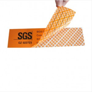 Custom Anti-counterfeit Void Label,Tamper Proof Asset Labels For Security Package